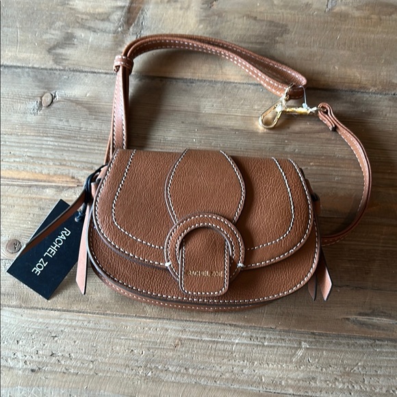 Rachel Zoe Handbags - Rachel Zoe Brown Crossbody Bag with Classic Buckle